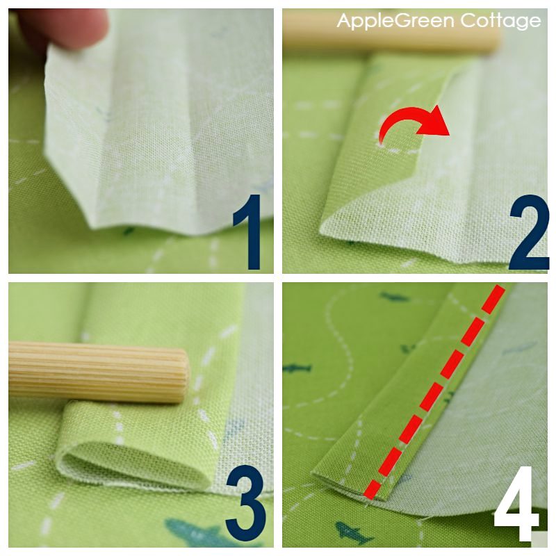 how to hem a pillowcase edge