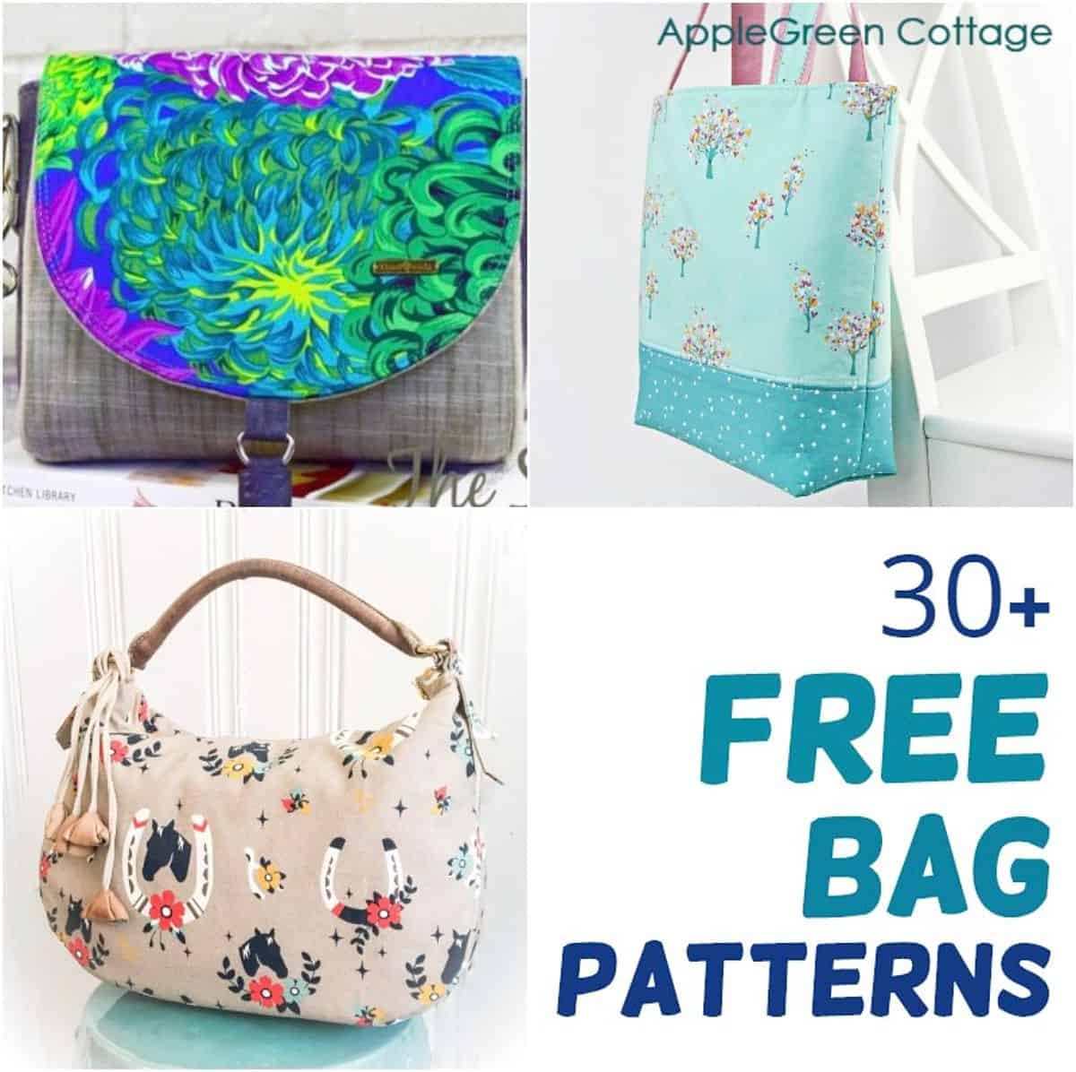 34 Best Free Bag Sewing Patterns To Sew In 2024