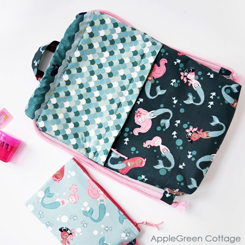 drawstring backpack pattern