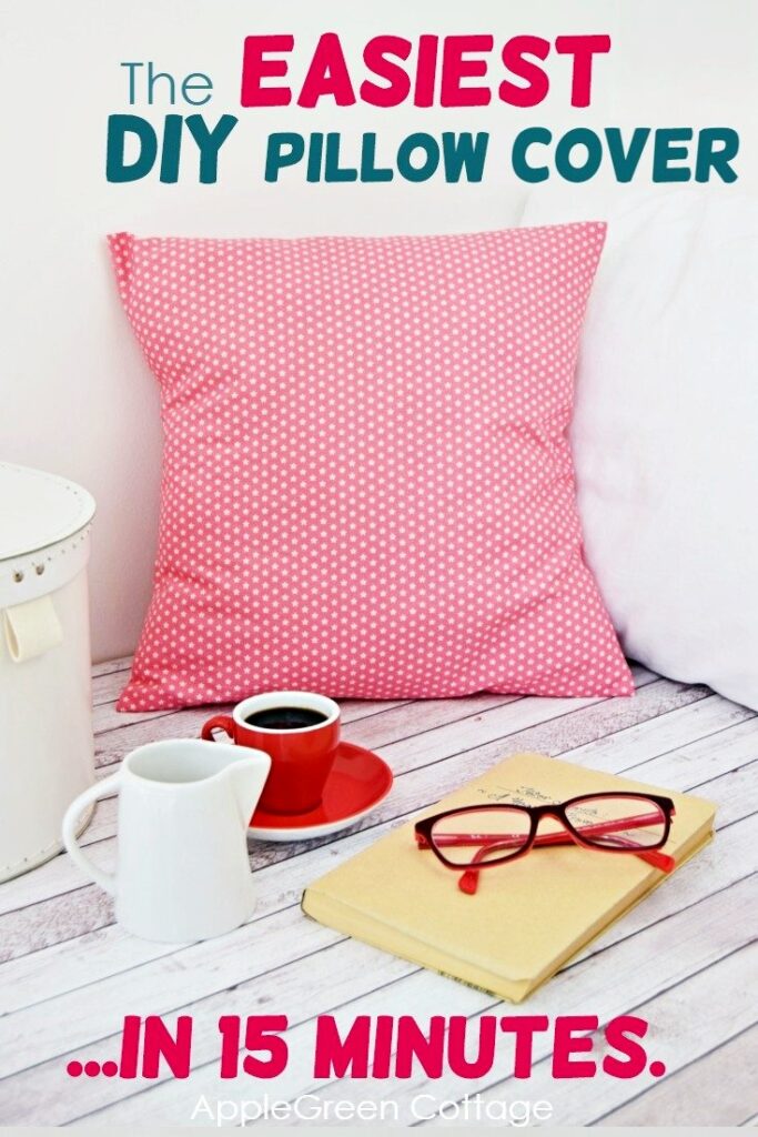 how to sew a pillow cover