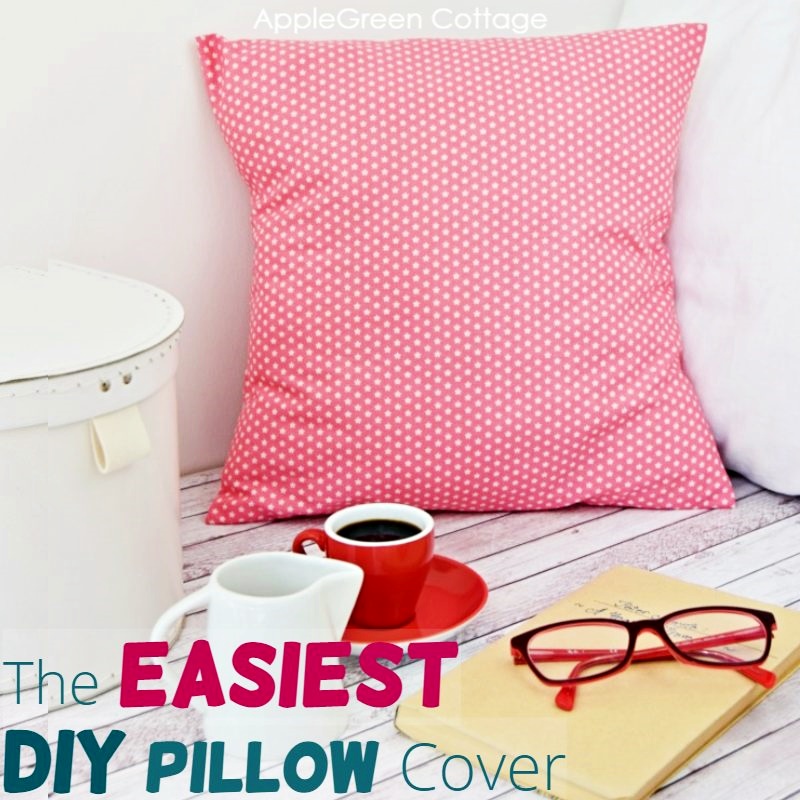 pink diy pillow cover