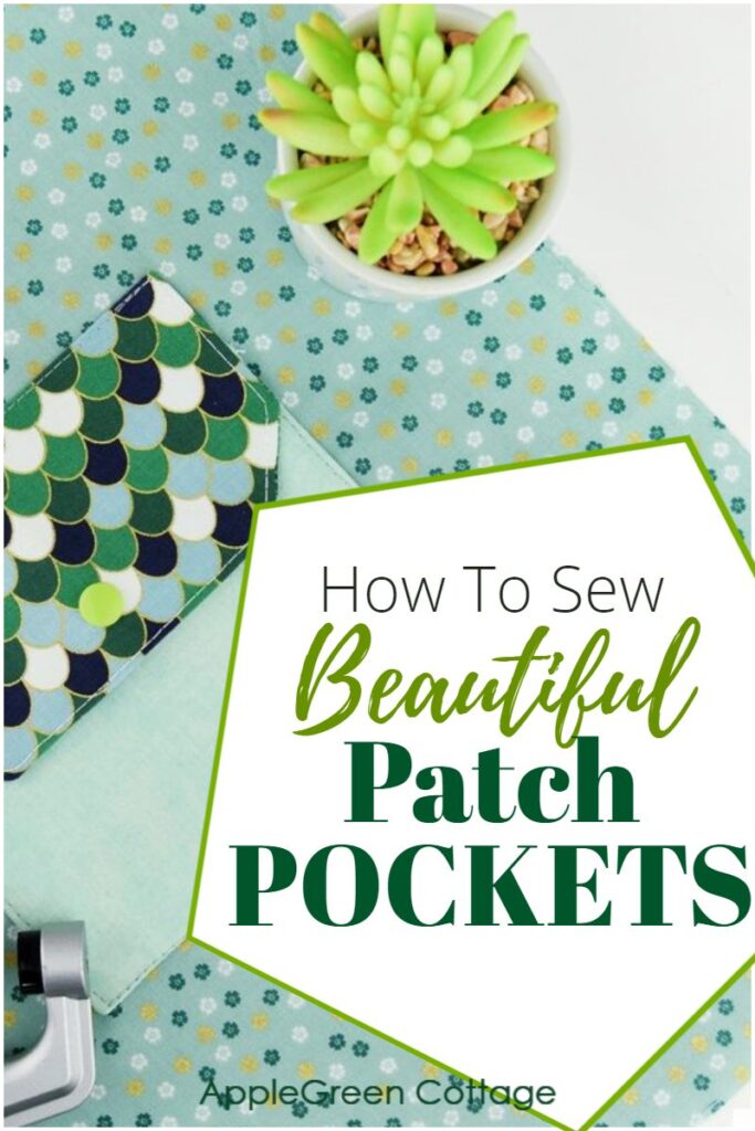 how to sew patch pockets