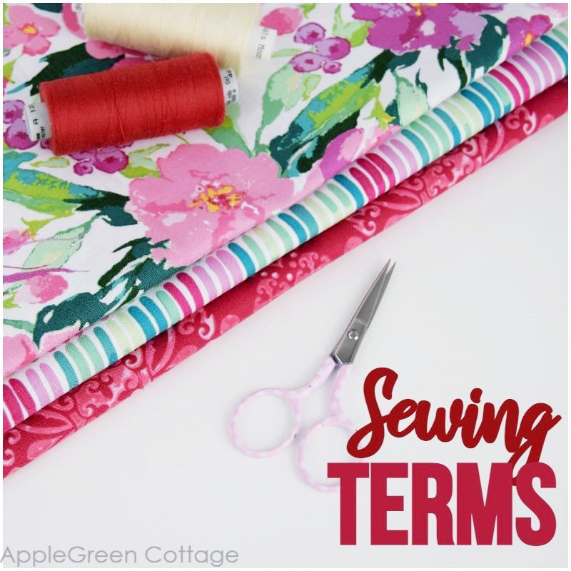 sewing terms explained