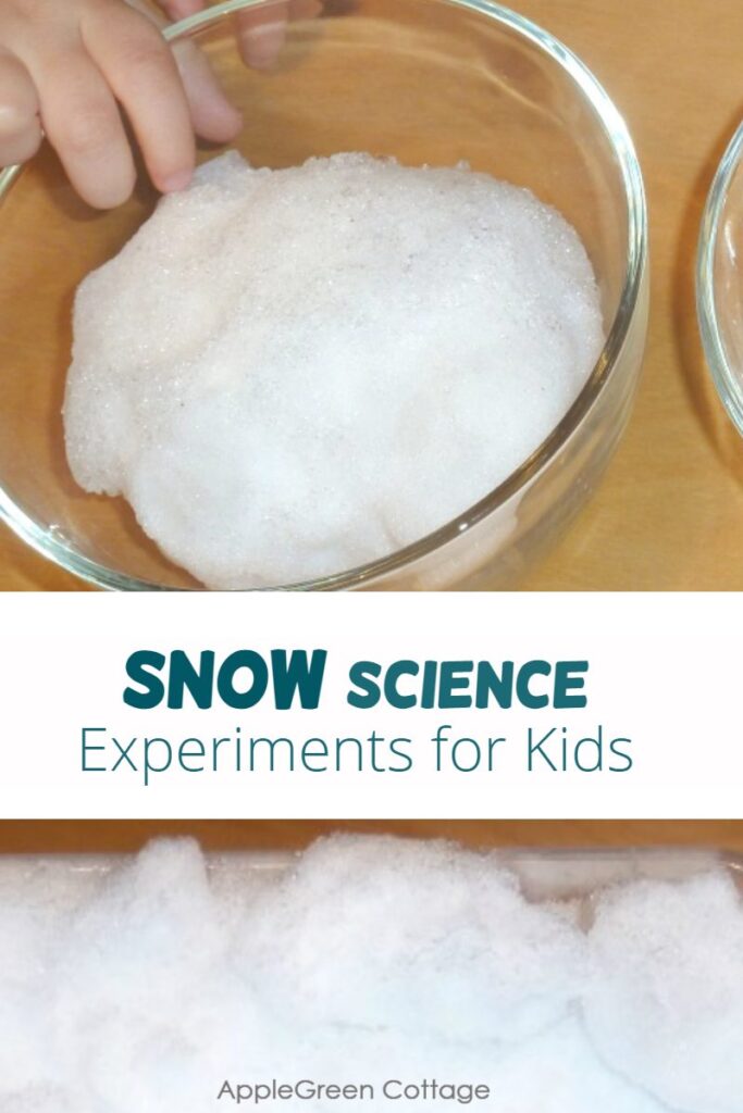 snow science experiment for kids