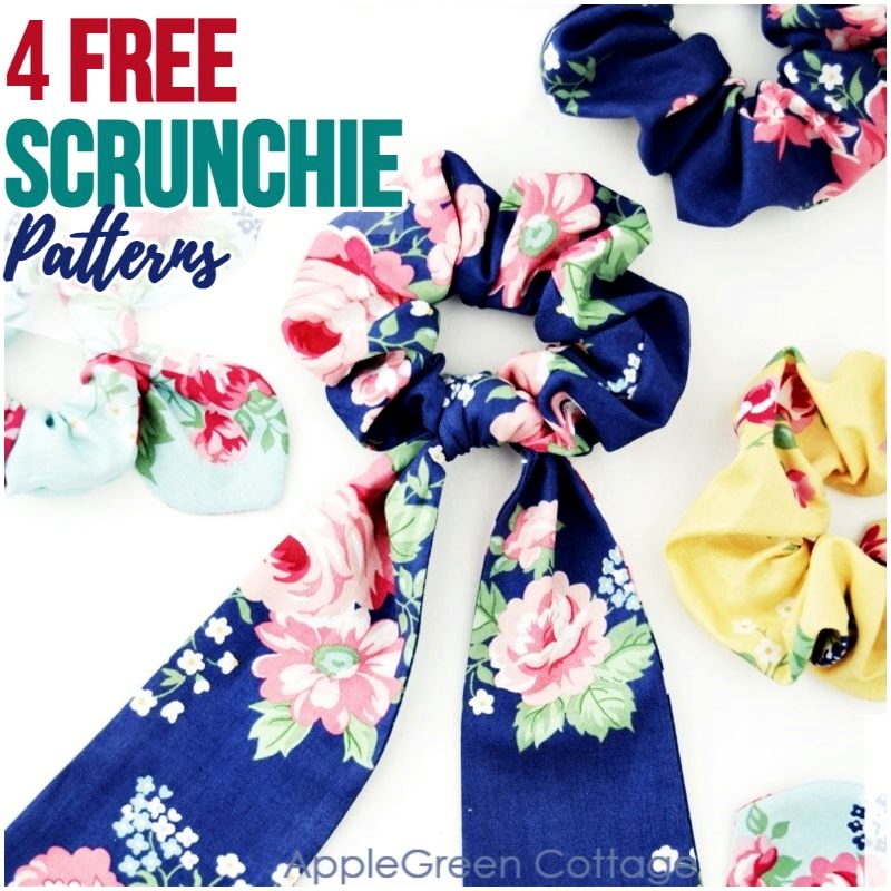 free scrunchie pattern