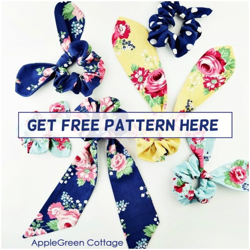 get free scrunchie pattern here