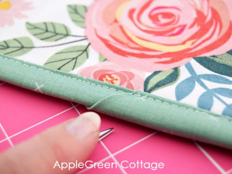 How To Finish Binding On A Quilt This Quilt Binding Hack!