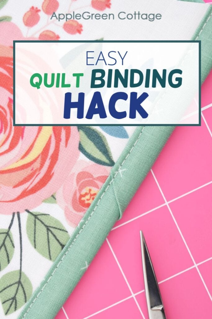 how to finish quilt binding