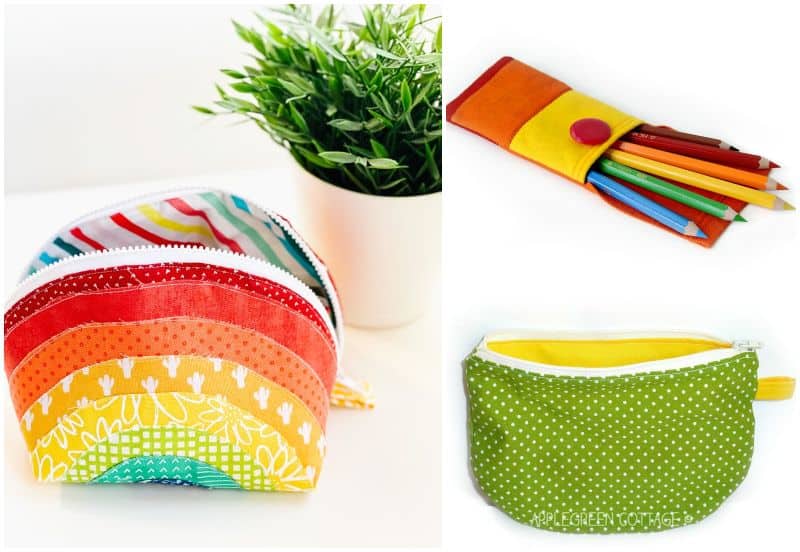 How to Make a Felt Pencil Case Easy Sewing tutorial - Sisters, What!