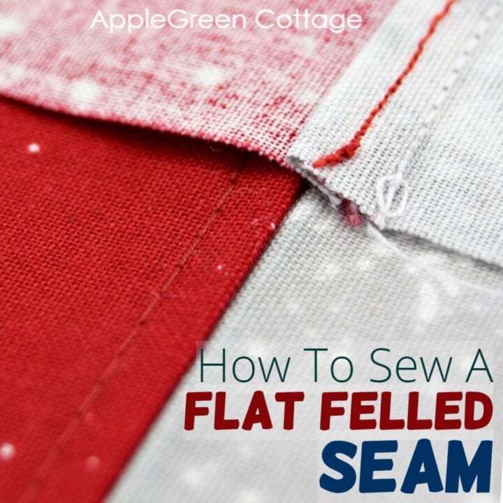 how to sew a flat felled seam