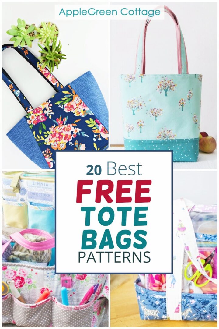 Free Tote Bag Sewing Pattern • Heather Handmade