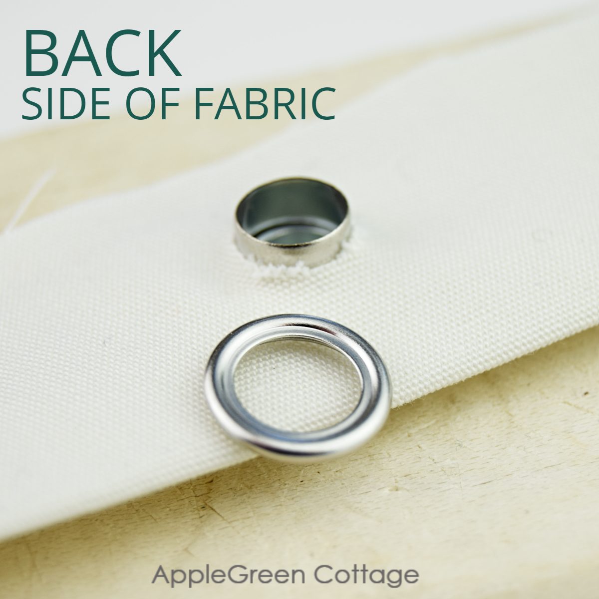 How To Install Grommets On Fabric AppleGreen Cottage
