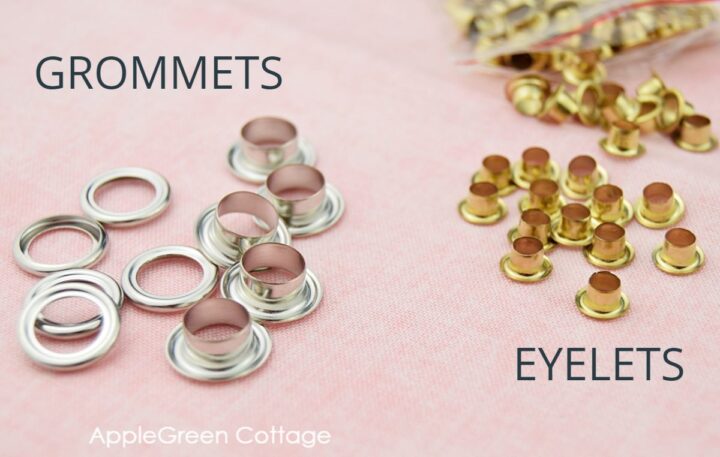 How To Install Grommets On Fabric - AppleGreen Cottage