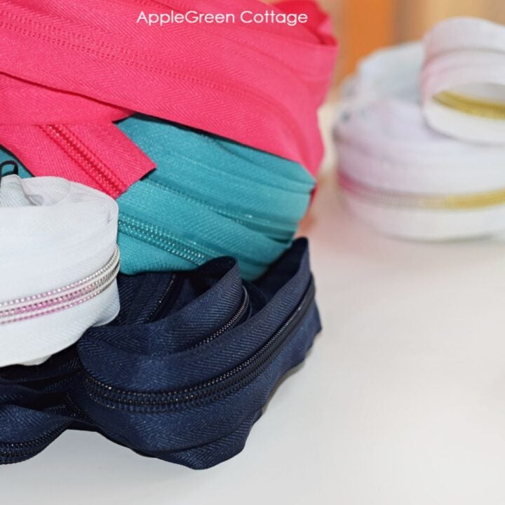 How To Put A Slider On A Zipper - AppleGreen Cottage