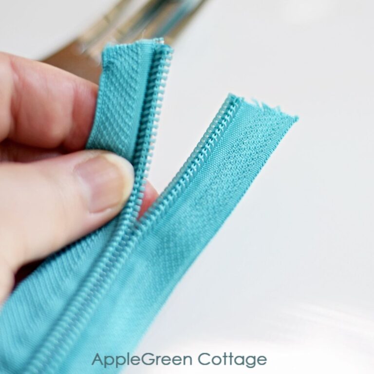 How To Put A Slider On A Zipper AppleGreen Cottage
