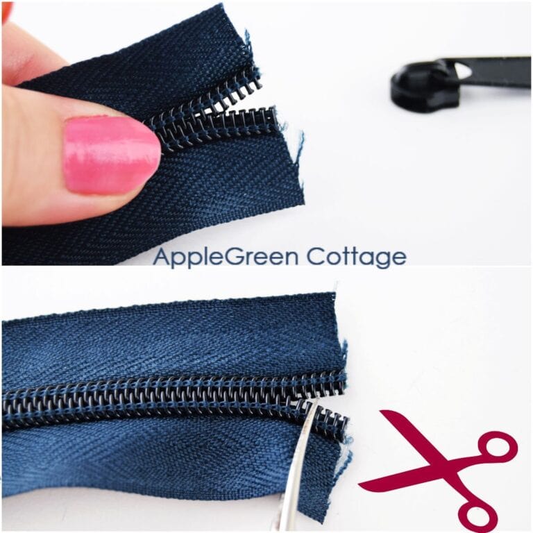 How To Put A Slider On A Zipper AppleGreen Cottage