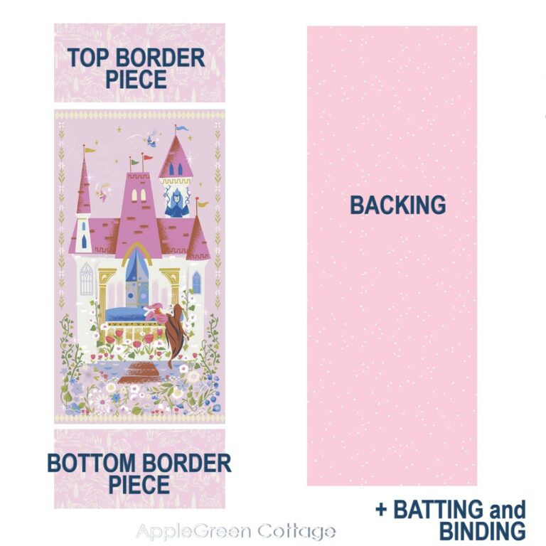 How To Make A Quilt With Panels AppleGreen Cottage