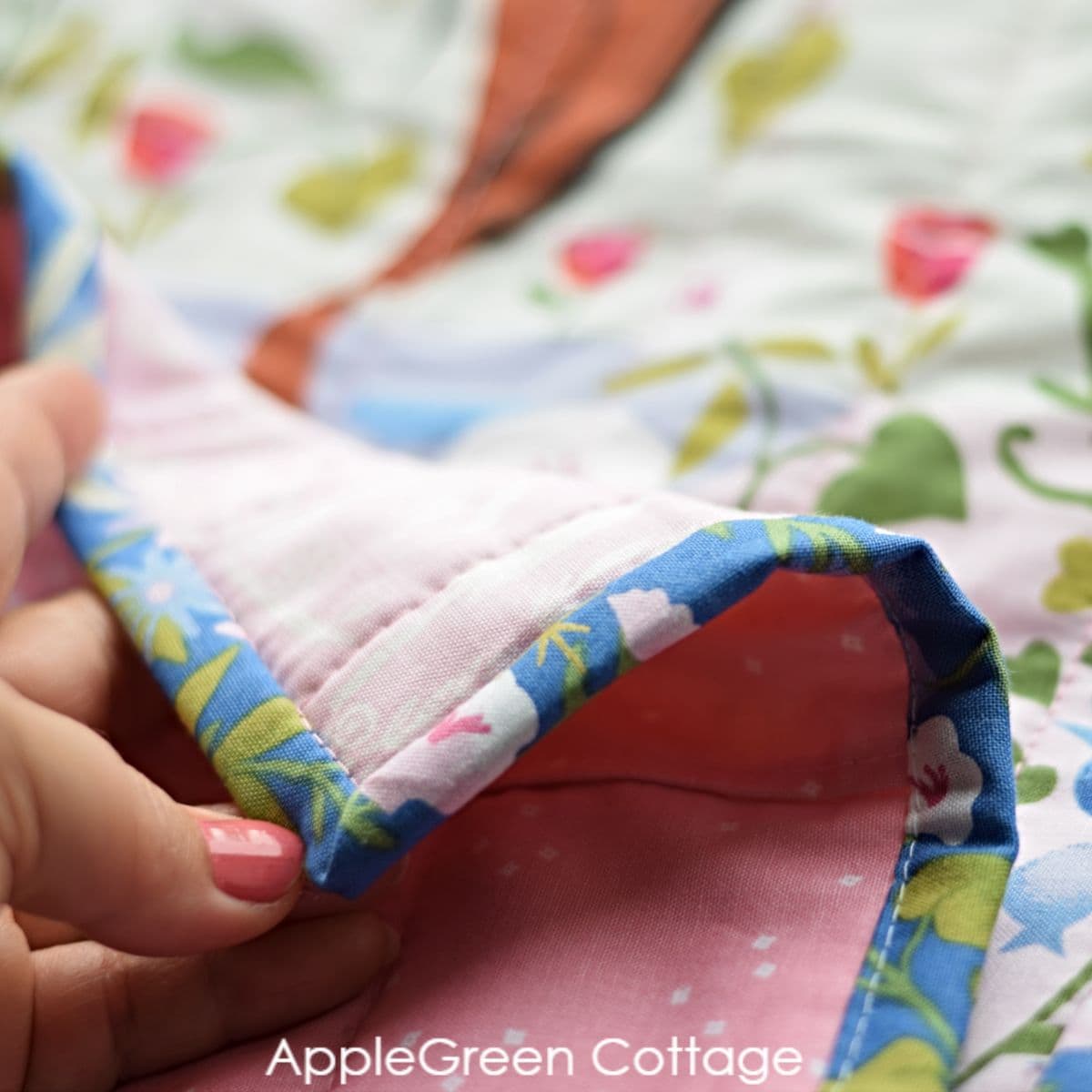 How To Make A Quilt With Panels - AppleGreen Cottage