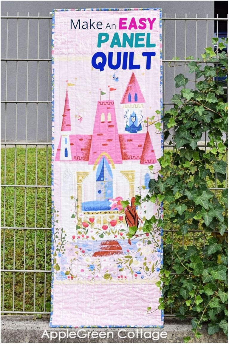 How To Make A Quilt With Panels - AppleGreen Cottage