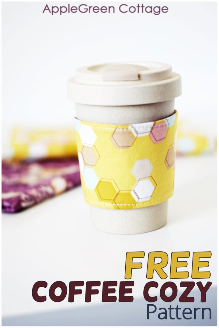 Learn How to Sew a Quick and Easy Homemade Coffee Sleeve Holder