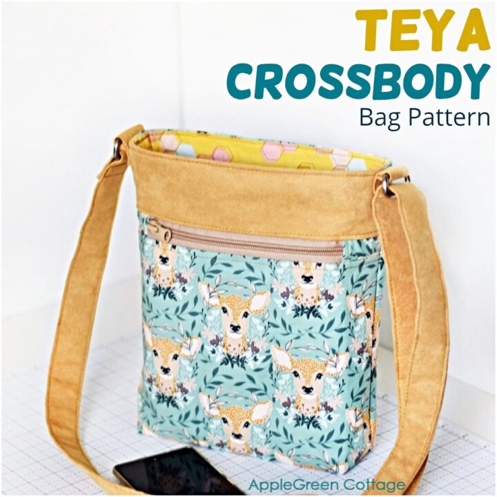 easy crossbody bag sewing pattern