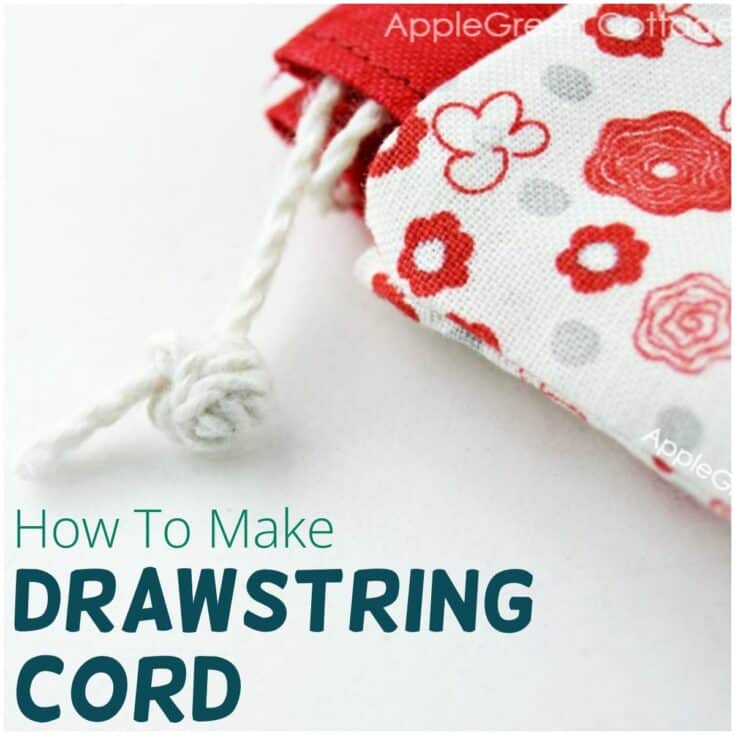 How To Make Twisted Cord Diy Drawstring Cord AppleGreen Cottage