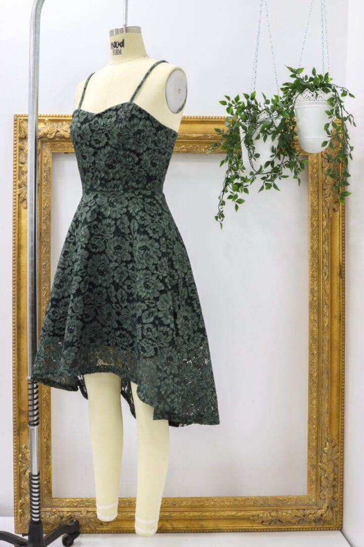 Lace Midi Dress with Lining Sewing Pattern - Merrick's Art