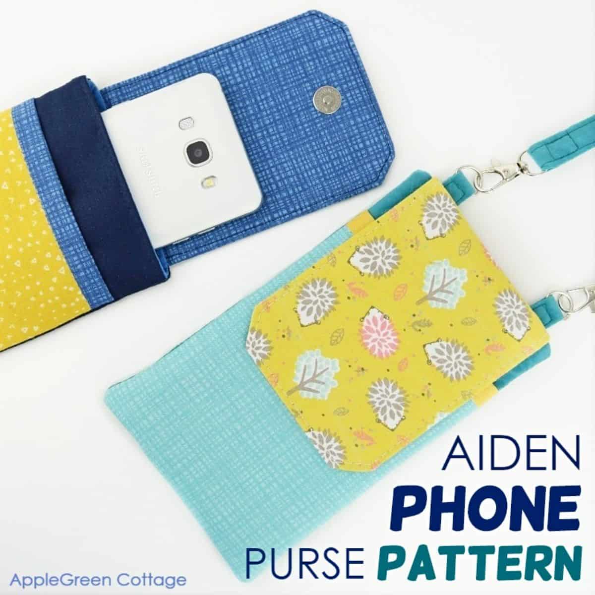 crossbody cell phone purse pattern