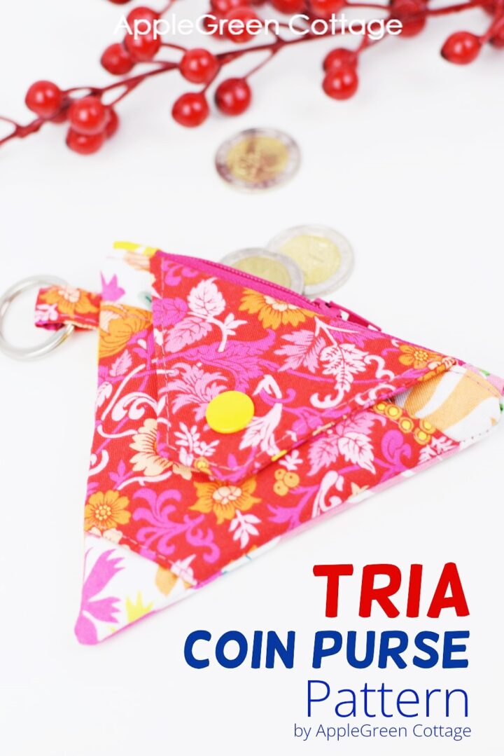 TRIA Mini Coin Purse Pattern - Updated!