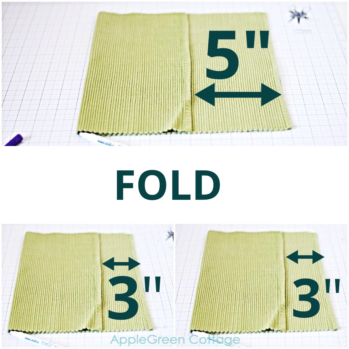 how to fold placemats