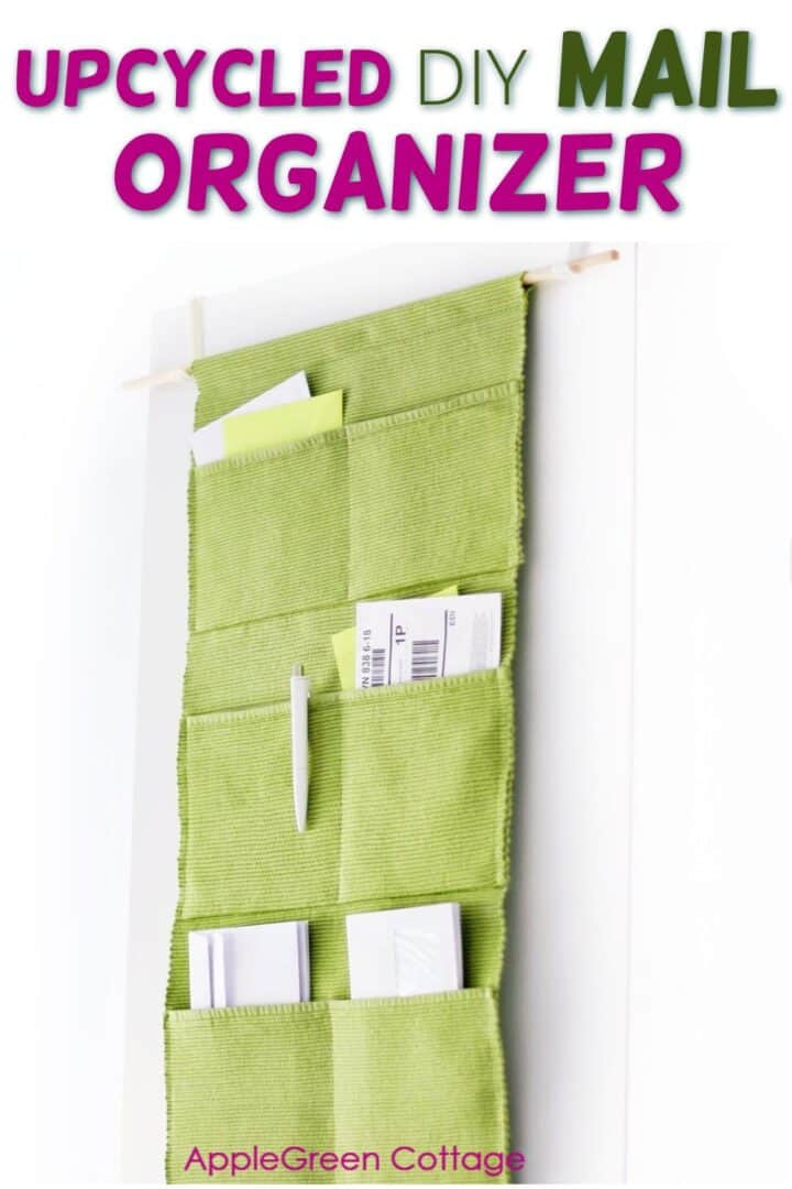 Diy Mail Organizer - Super Easy Pockets!