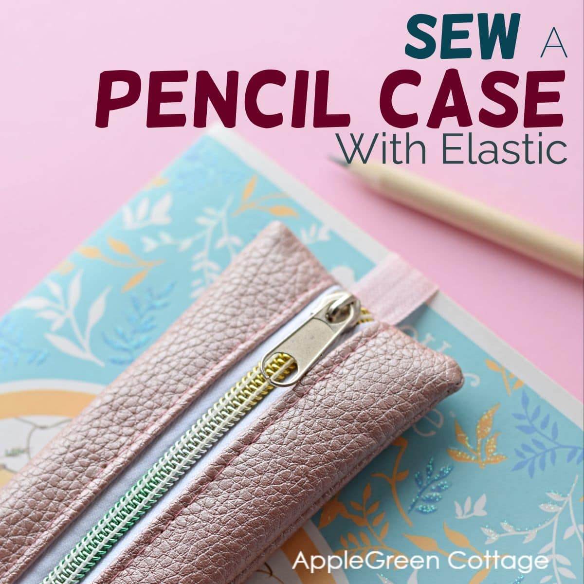 How to make a mini pencil pouch, diy slim pencil case, mini pencil case  diy