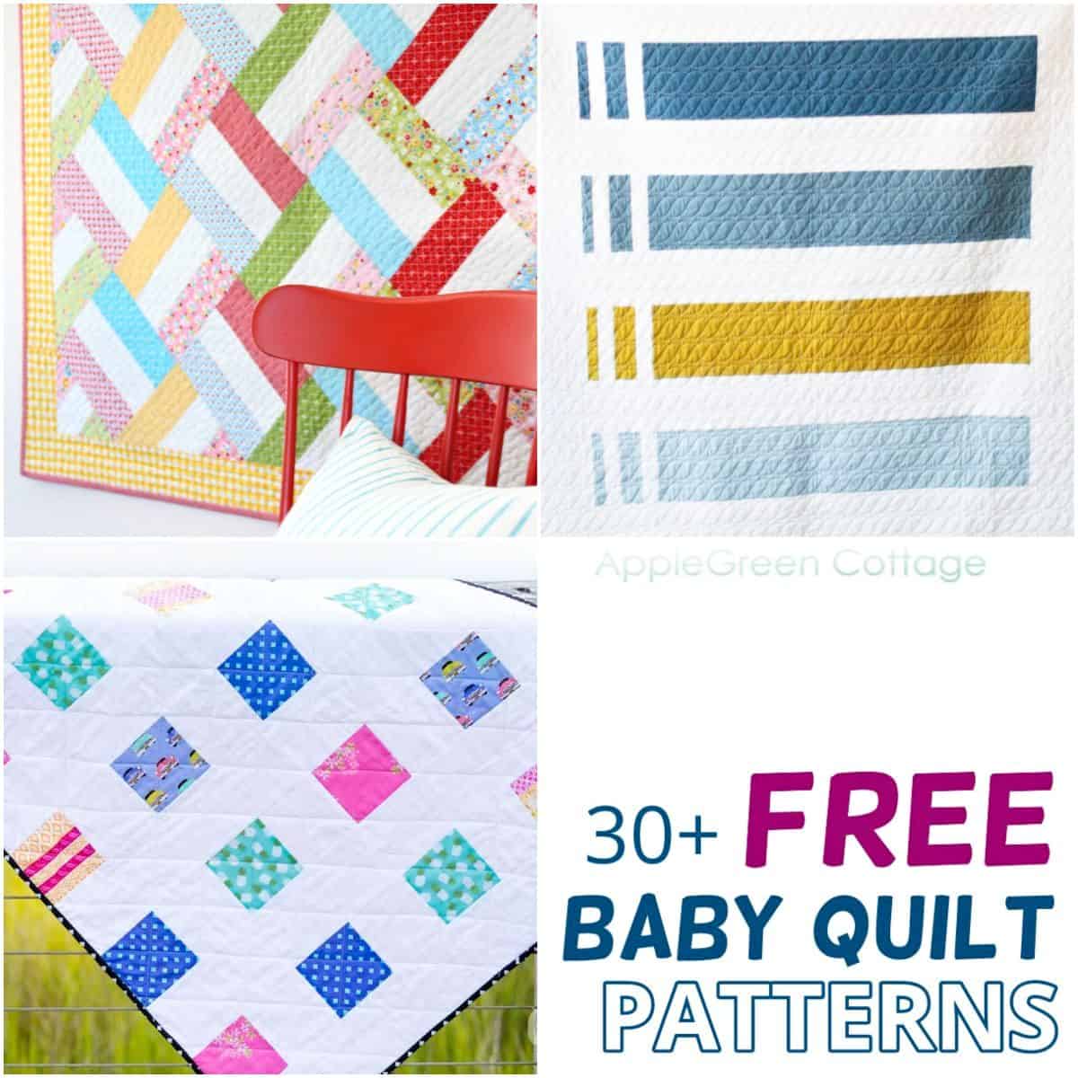 Free Pattern: Easy Charm Baby Quilt