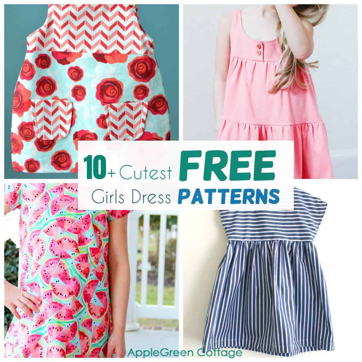 32+ Free Sewing Patterns For Girls - RoomilaDeejay