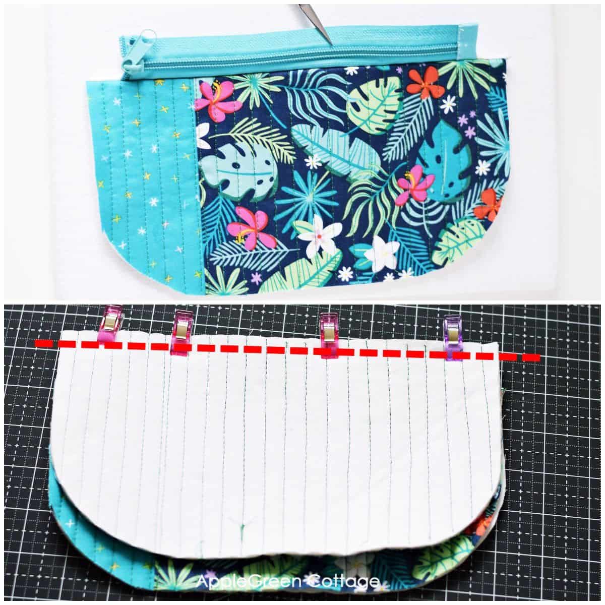 Small zipper pouch tutorial – Quilt in Progress