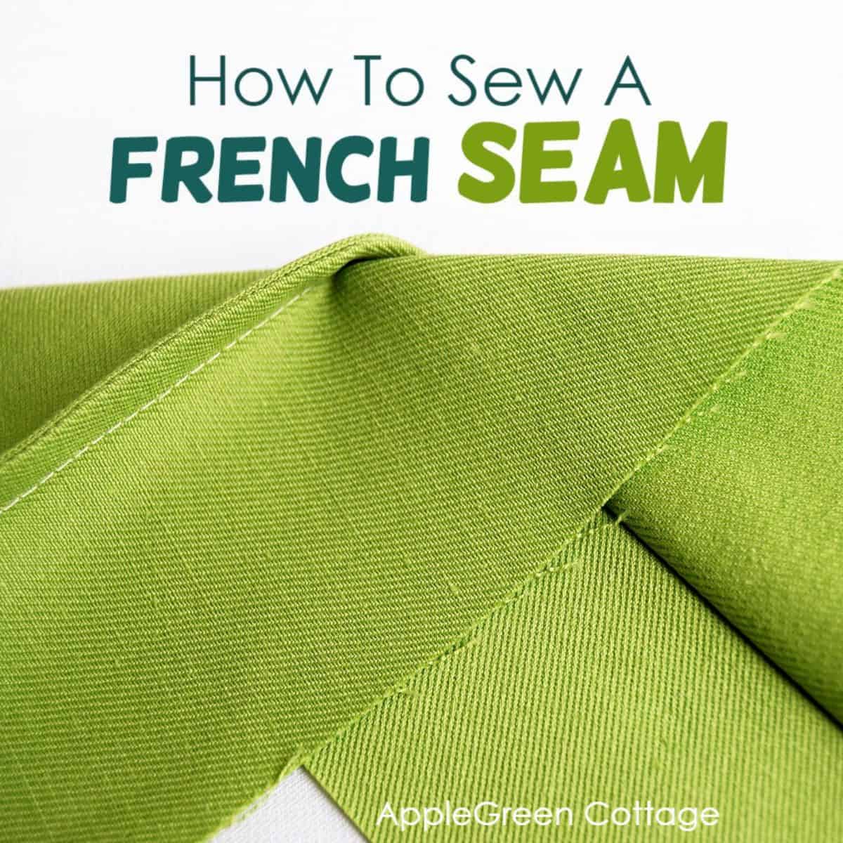 how to sew a french seam