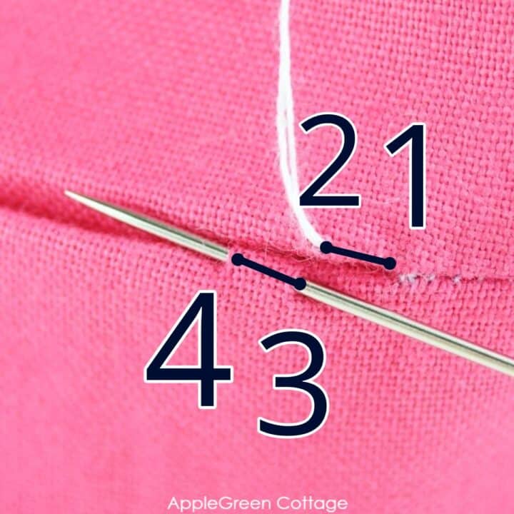 How To Do An Invisible Stitch (Ladder Stitch) by Hand