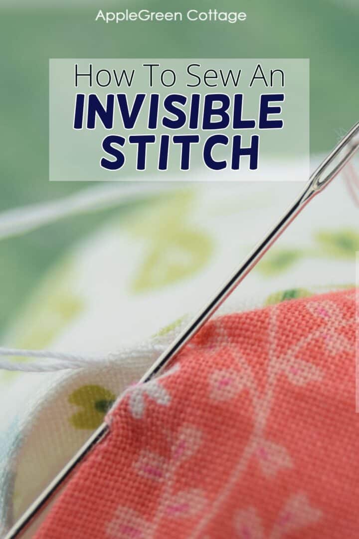 How To Do An Invisible Stitch (Ladder Stitch) by Hand