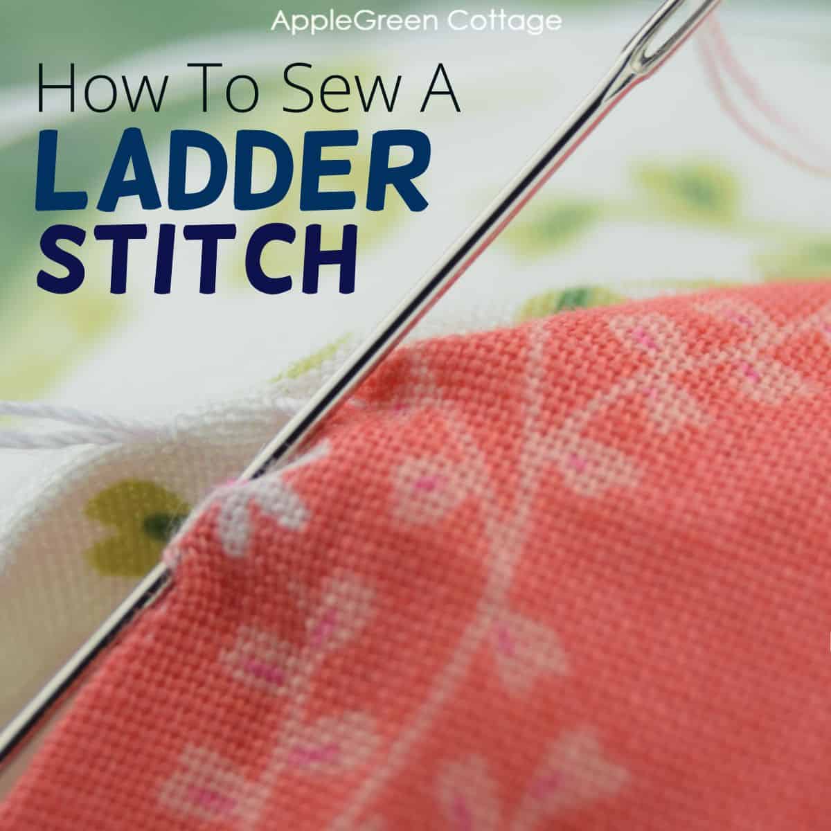 How to Hand Sew an Invisible Stitch (Tutorial) 