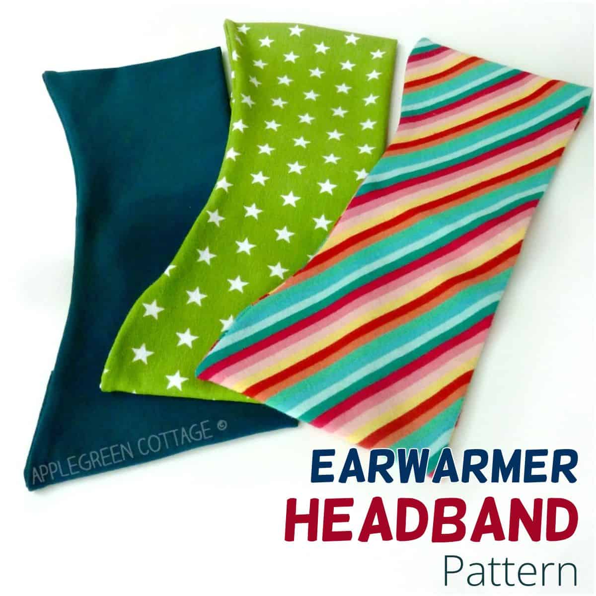 The best earwarmer headband tutorial and 8-size PDF sewing pattern. The smallest 3 sizes (baby to 1 year) are free to download for email subscribers. This perfect headband pdf pattern will add a pop of color to your kids' fall wardrobe AND let them stay WARM outdoors this fall.
