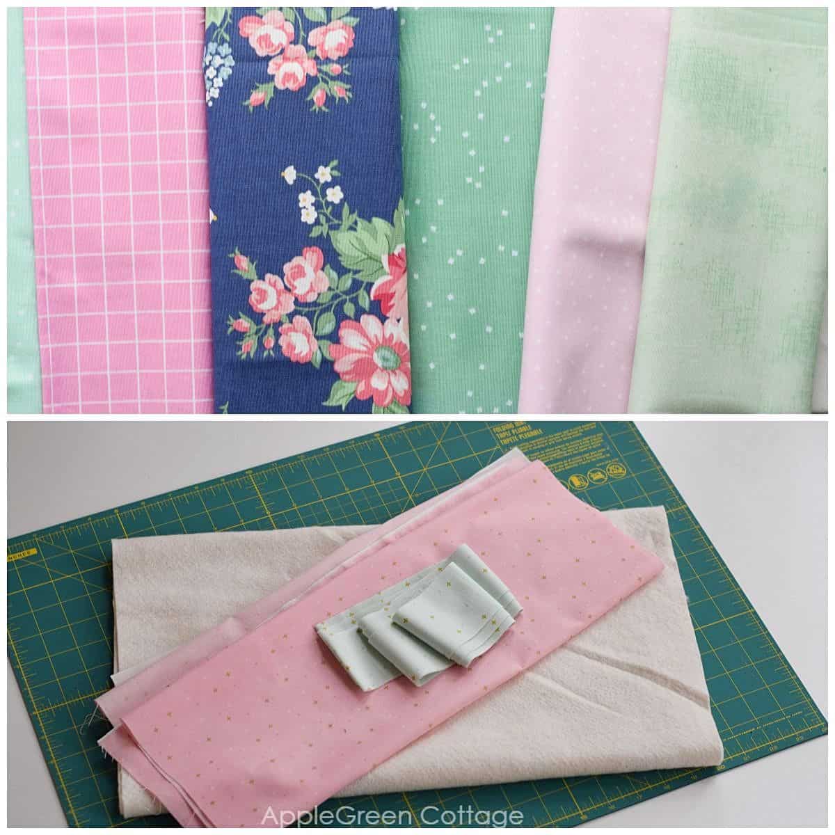 fabric selection to sew a table runner