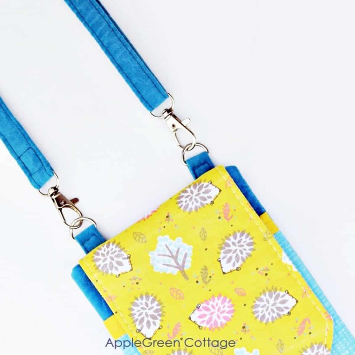 Simple Colorblock Wide Bag Strap Adjustable Diy Shoulder Bag