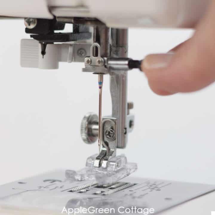 How To Change A Sewing Machine Needle AppleGreen Cottage