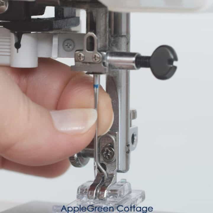 How To Change A Sewing Machine Needle AppleGreen Cottage
