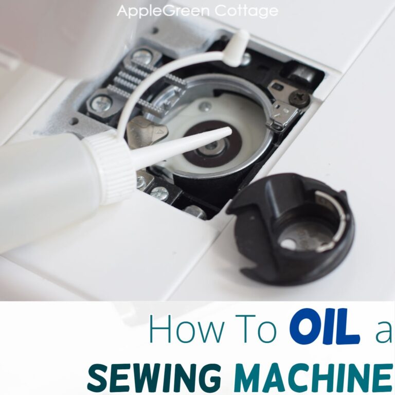 How To Oil A Sewing Machine AppleGreen Cottage