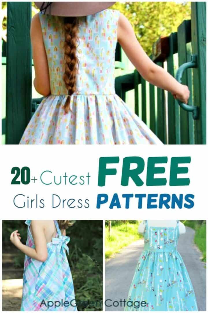 Free Girls Dress Patterns You Can Sew Now! - AppleGreen Cottage