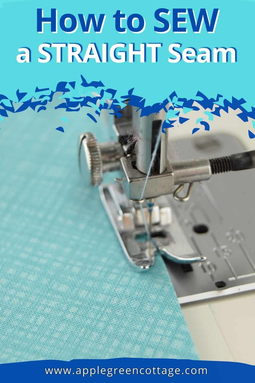 How To Sew A Straight Seam On A Sewing Machine