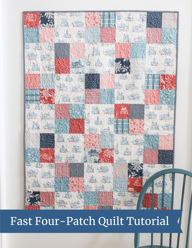 30+ Easy & Free Quilt Patterns For Beginners - AppleGreen Cottage