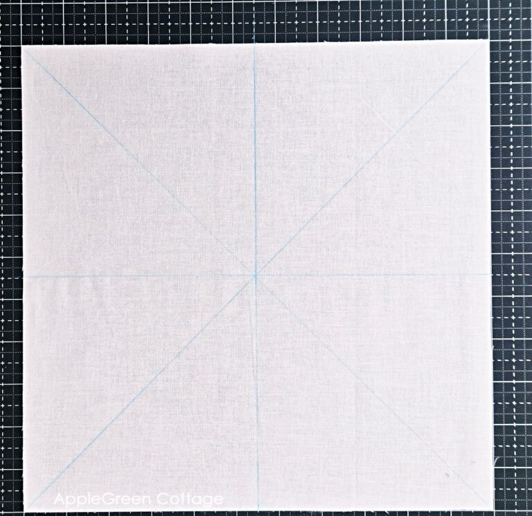 How to make 8 at a time half square triangles