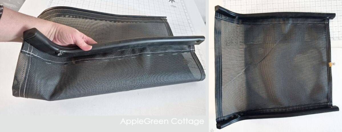 attaching sling chair fabric to frame